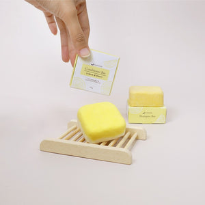 BUNDLING SHAMPOO BAR + CONDITIONER BAR LEMON & BUTTER BATHAHOLIC