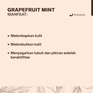Bathaholic - Grapefruit Mint Shower Gel 500ml