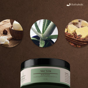 Bathaholic - Aloe Vera Body Cream 120gr