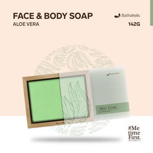 Bathaholic - Aloe Vera Face & Body Soap