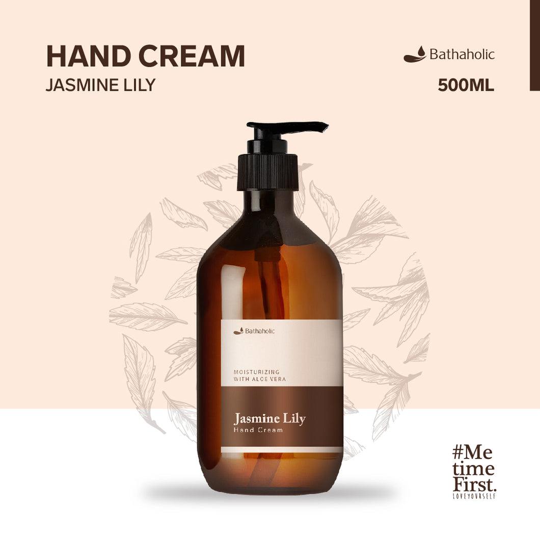 Bathaholic - Jasmine Lily Hand Cream 500ml