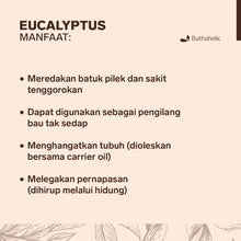 Load image into Gallery viewer, Bathaholic - Eucalyptus Essential Oil