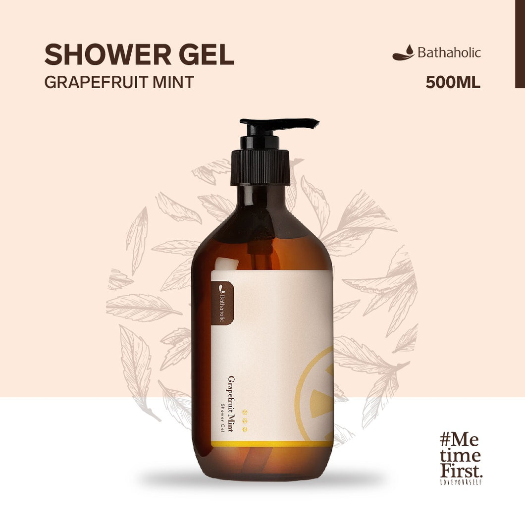 Bathaholic - Grapefruit Mint Shower Gel 500ml