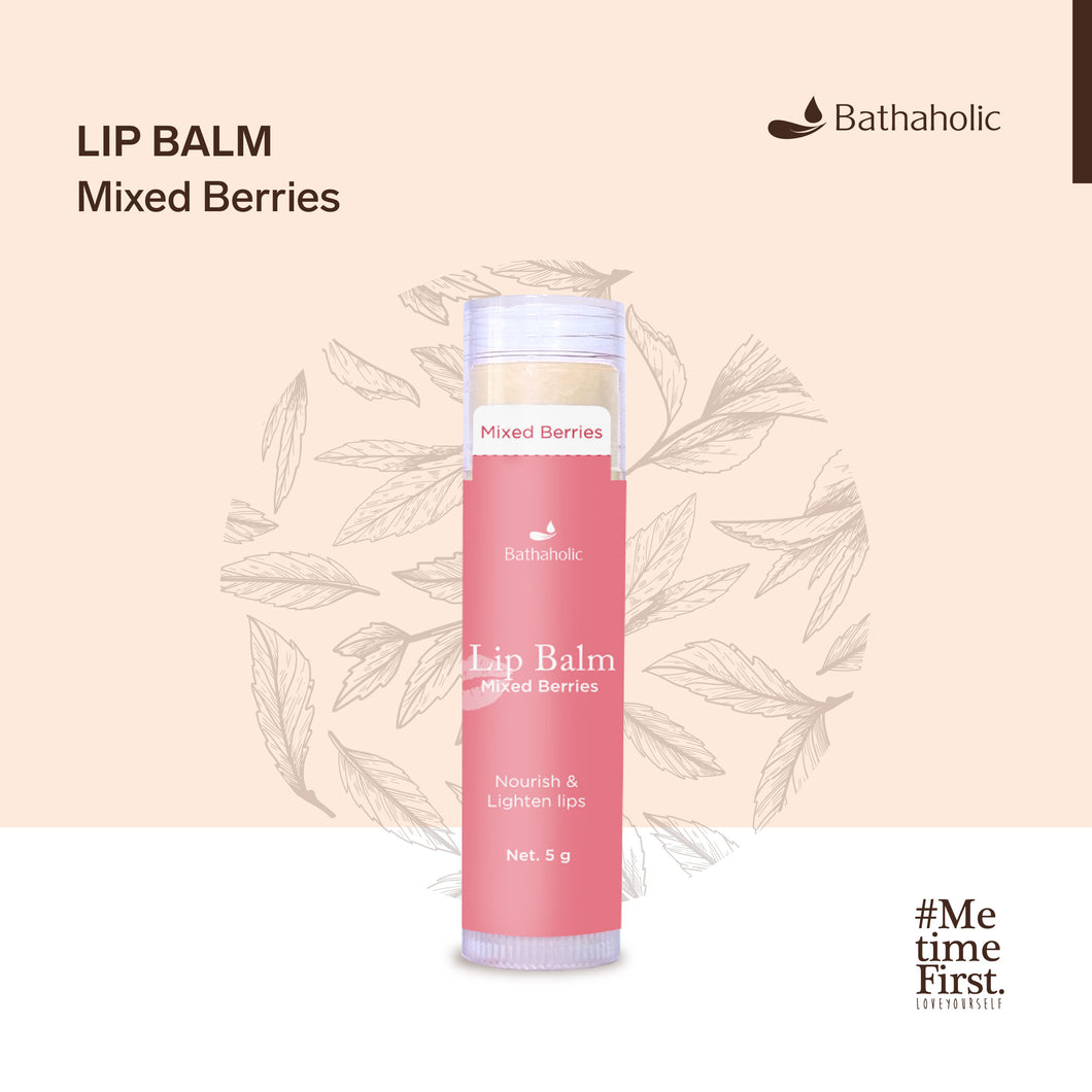 Bathaholic - Mixed Berries Lip balm