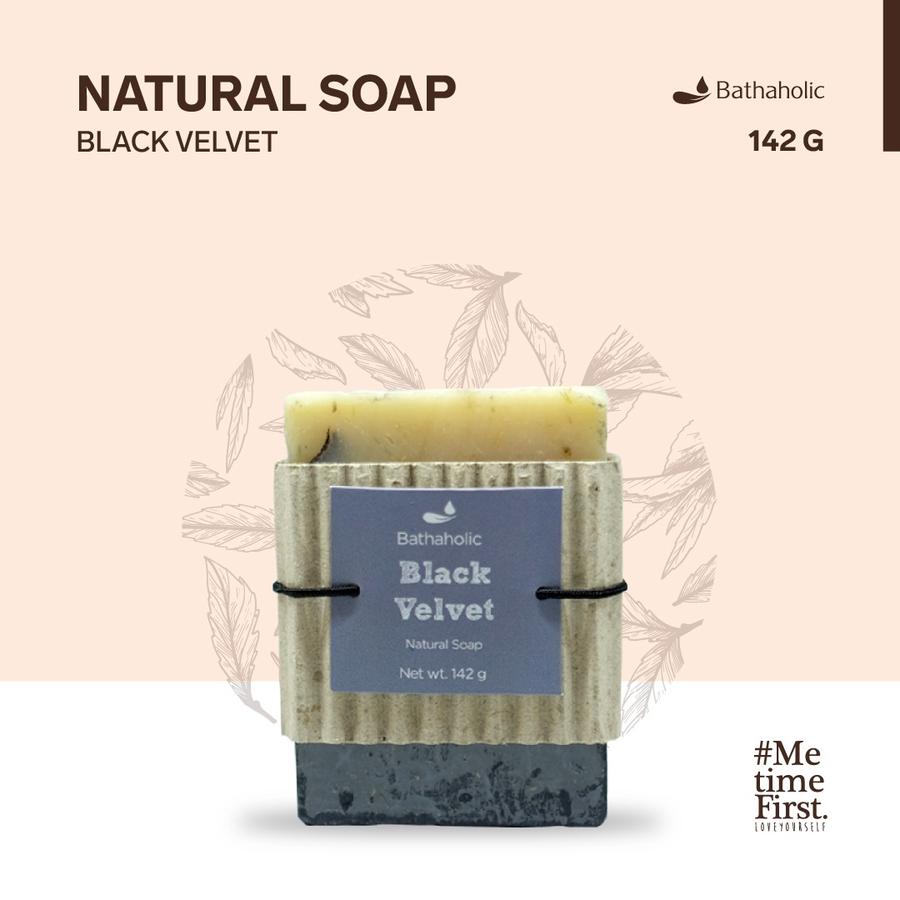 Bathaholic - Black Velvet Natural Soap 143gram