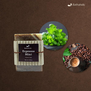 Bathaholic - Espresso Mint Natural Soap 143gram