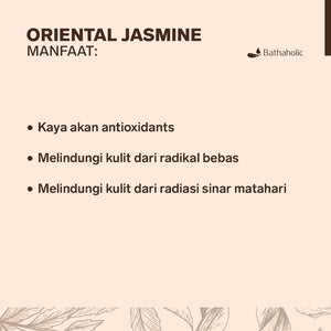 Bathaholic - Oriental Jasmine Natural Soap 143gram