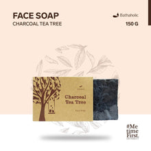 Load image into Gallery viewer, Bathaholic - Charcoal Tea Tree Face Soap