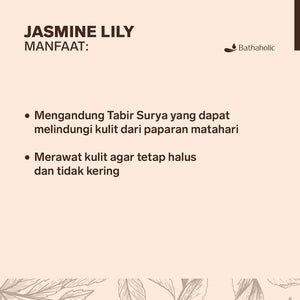 Bathaholic - Jasmine Lily Body Cream 120gr
