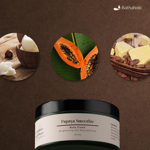 Bathaholic - Papaya Smoothie Body Cream 120gr