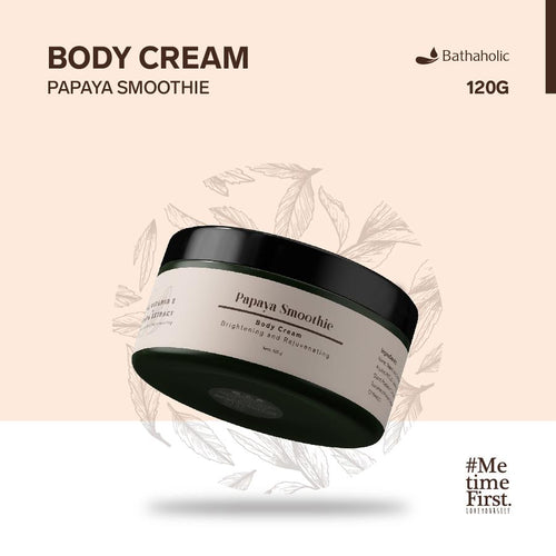 Bathaholic - Papaya Smoothie Body Cream 120gr