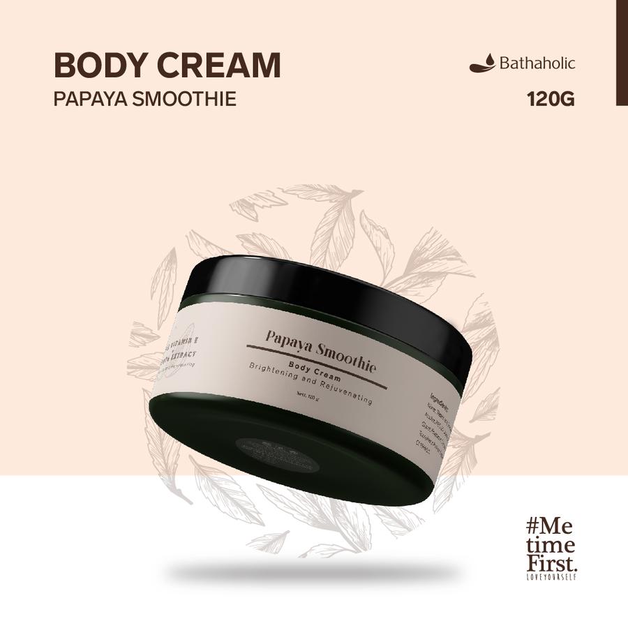 Bathaholic - Papaya Smoothie Body Cream 120gr
