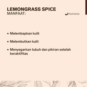 Bathaholic - Lemongrass Spice Shower Gel 130ml