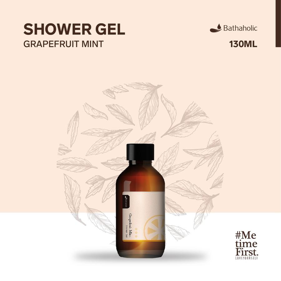 Bathaholic - Grapefruit Mint Shower Gel 130ml