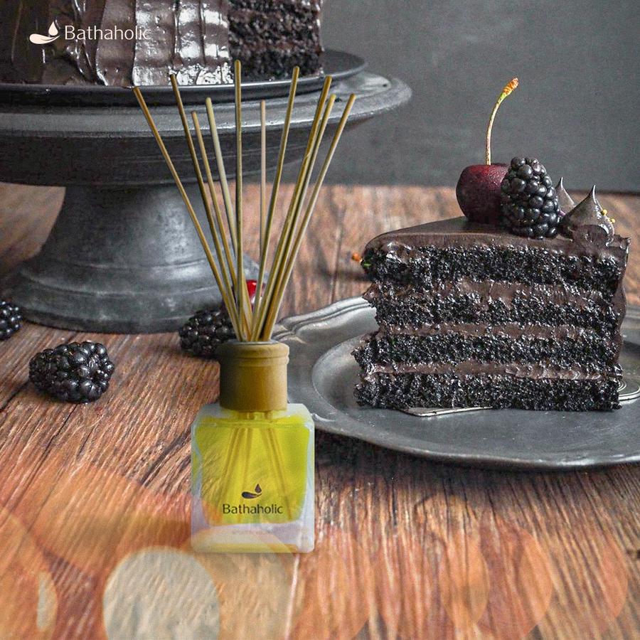 Bathaholic - Reed Diffuser Blackberry 150ml Best Collection - Fragrance Pengharum Ruangan Aromatherapy