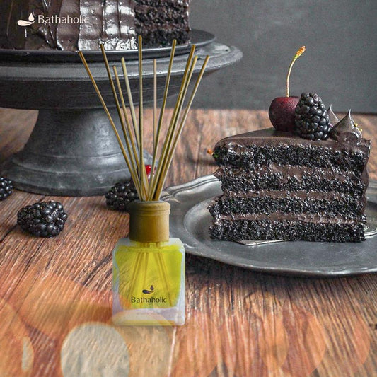 Bathaholic - Reed Diffuser Blackberry 150ml Best Collection - Fragrance Pengharum Ruangan Aromatherapy