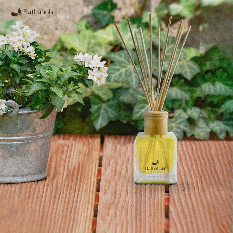 Bathaholic - Reed Diffuser Oriental Jasmine 150ml Best Collection - Pengharum Ruangan Aromatherapy
