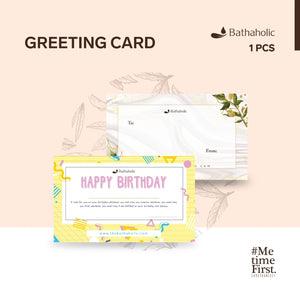 Greeting Card - Bathaholic