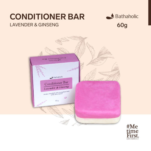 Bathaholic - Lavender & Ginseng Conditioner Bar