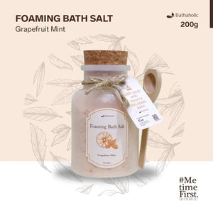 Bathaholic - Grapefruit Mint Foaming Bath Salt