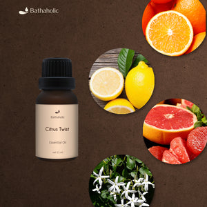 Bathaholic - Citrus Twist Pure Essential Oil / Minyak Aromatherapy Pengharum Ruangan