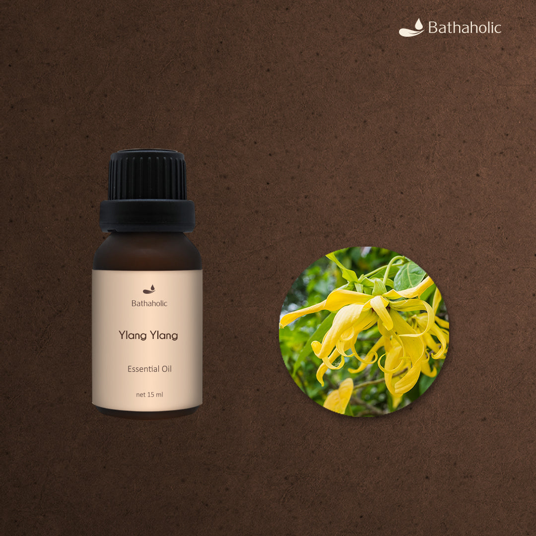 Bathaholic - Ylang-Ylang Pure Essential Oil / Aromatherapy Pengharum Ruangan Relaksasi Tidur Nyenyak