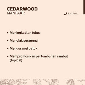 Bathaholic - Cedarwood Essential Oil