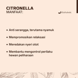 Bathaholic - Citronella Essential Oil