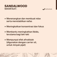 Load image into Gallery viewer, Bathaholic - Sandalwood Essential Oil
