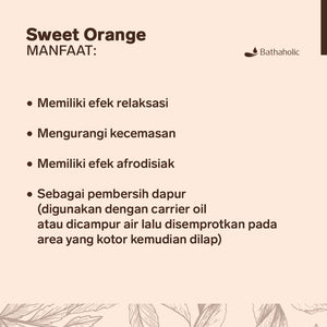 Bathaholic - Sweet Orange Essential Oil