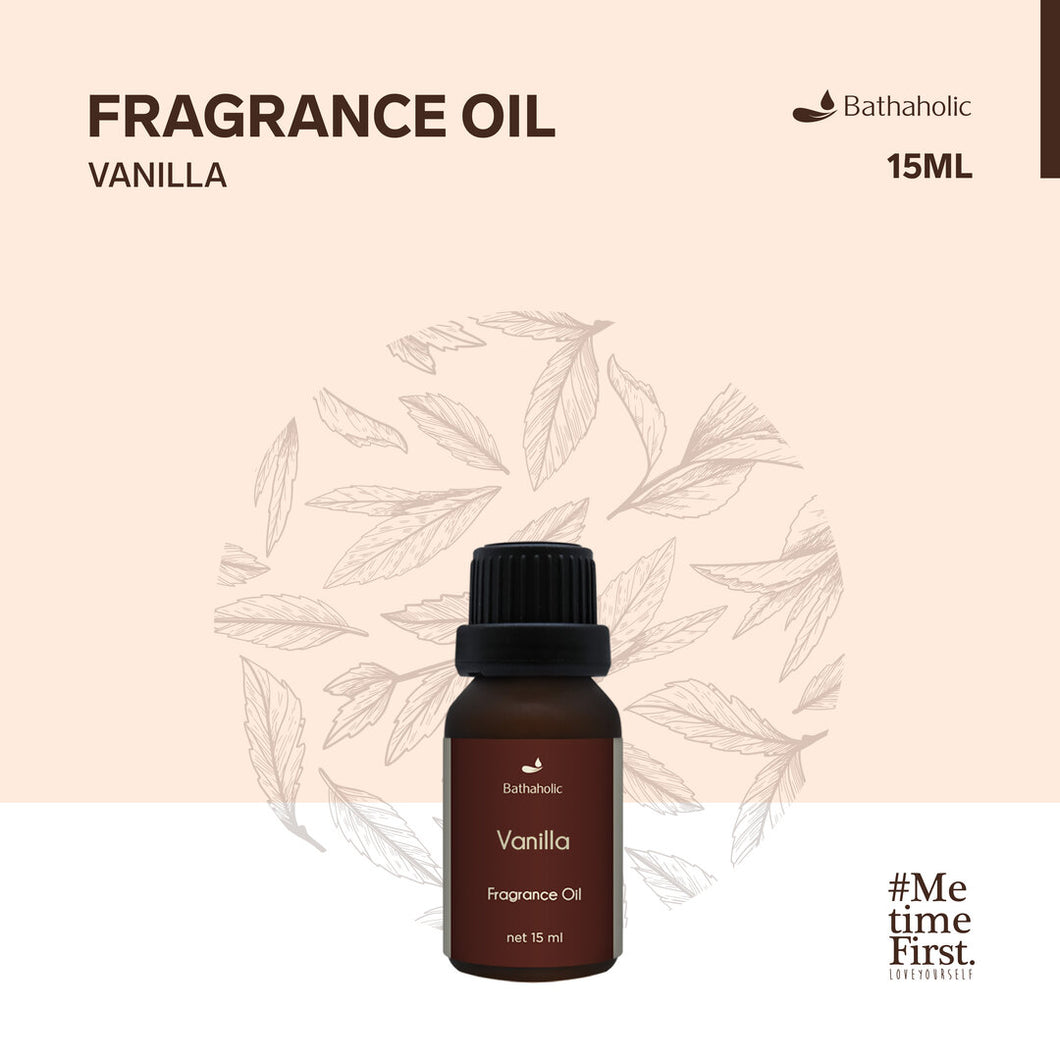 Bathaholic - Vanilla Fragrance Oil 15ml